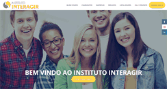 Desktop Screenshot of institutointeragir.com.br